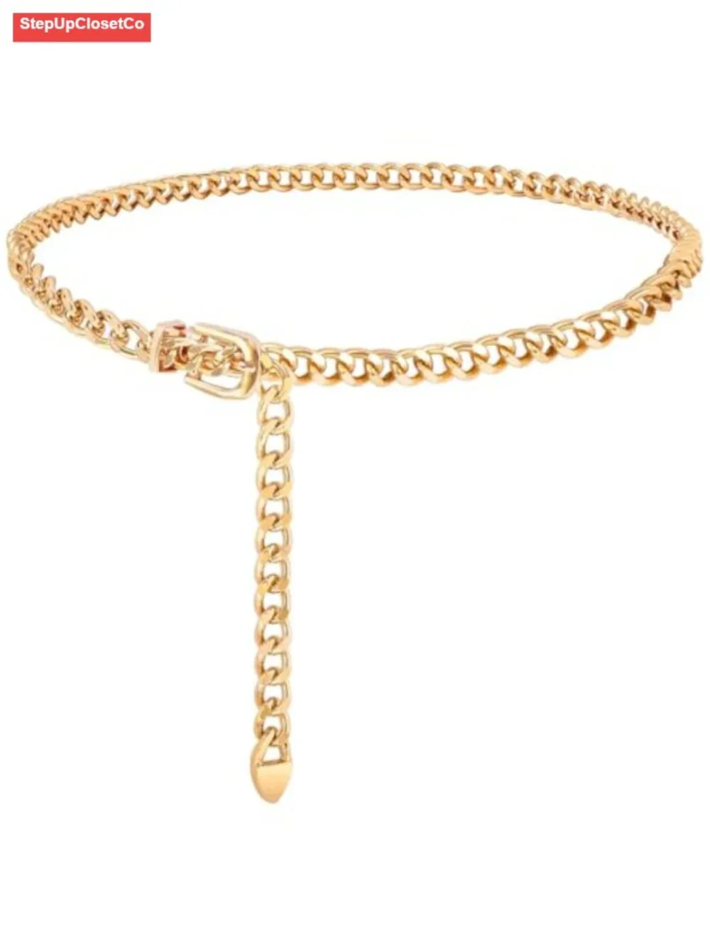 Adjustable Waist Chain Belt Women Link Belts for Jeans Dresses